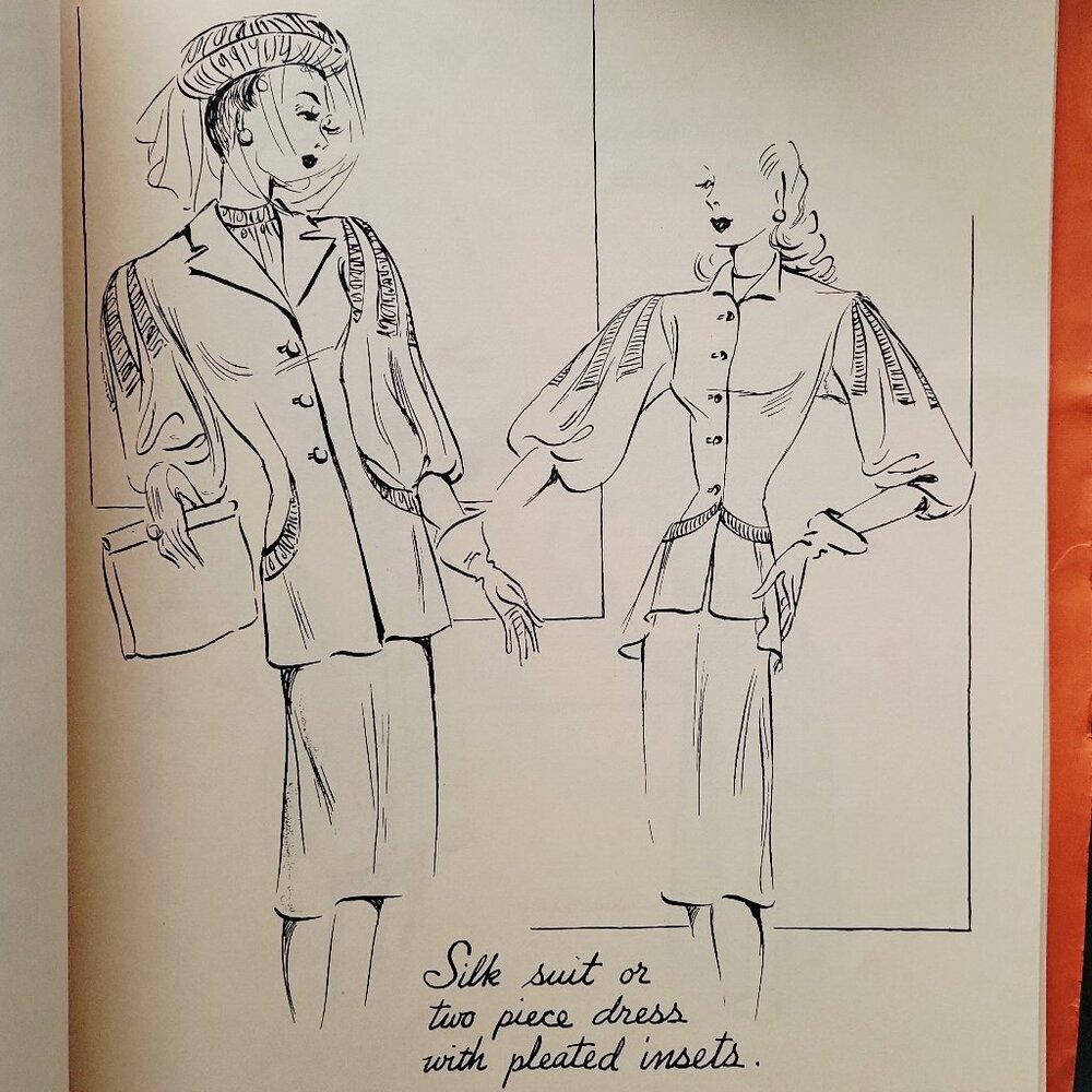 👄Vintage 1946 Spring Illustrated Fashion Booklet The Originator Vol V - Picture 6 of 7
